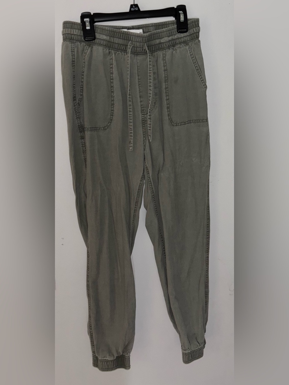 Hollister Olive Green Drawstring Chinos